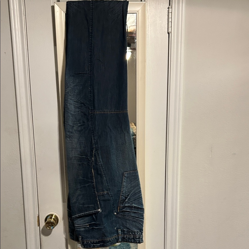 Marithe Francois Girbaud Dark Blue Relaxed Jeans